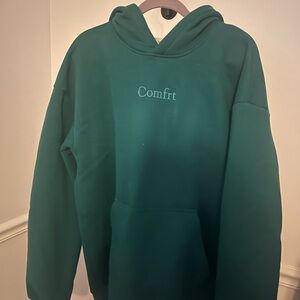 Green Comfrt hoodie and matching pants